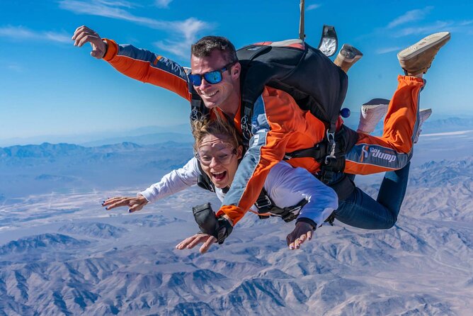 3-Hour Tandem Skydiving in Las Vegas - From the Excalibur to open desert air