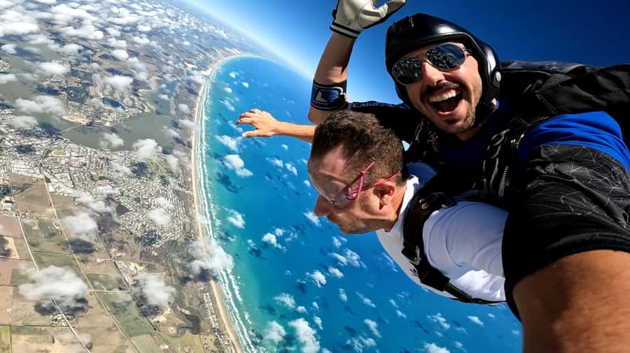 Adelaide: Tandem Skydiving Adventure over Goolwa - The coastal view is part of the value
