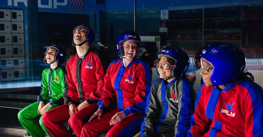 Austin iFLY Skydiving Simulator with Instructor and Gear - The Main Event: Two Short Bursts of Indoor Freefall
