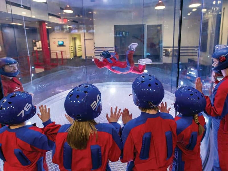 Basingstoke: Indoor Skydiving Experience with 2 Flights - The second flight and three-jump equivalent airtime