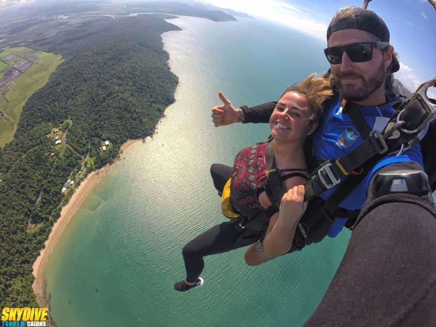 Cairns: Tandem Skydive - The aircraft ride and 50-second freefall