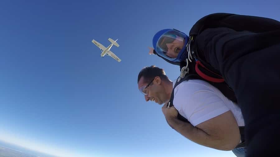 Cape Town: Tandem Skydiving - The 20 to 30 minute flight to altitude