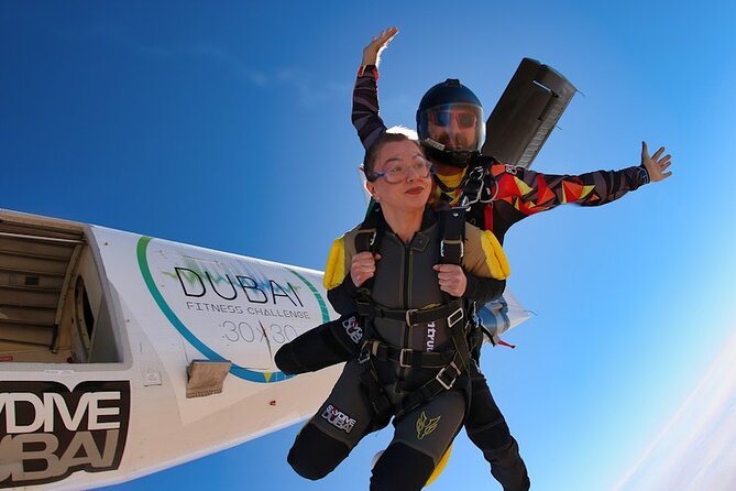 Dubai Skydive Tandem Over The Palm including Transfers - The Palm Dropzone gives the jump a Dubai setting