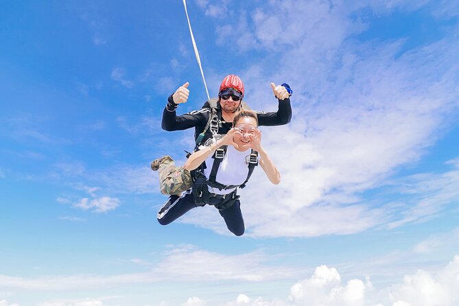 First Jump Tandem Skydive Pattaya Include Pickup Transfer - The value of the $375.12 price