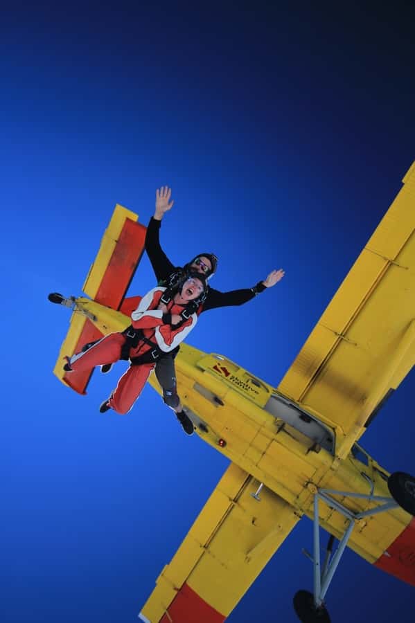 Franz Josef: 13,000ft, 16,500ft or 18,000ft Skydive - The aircraft ascent and the view below