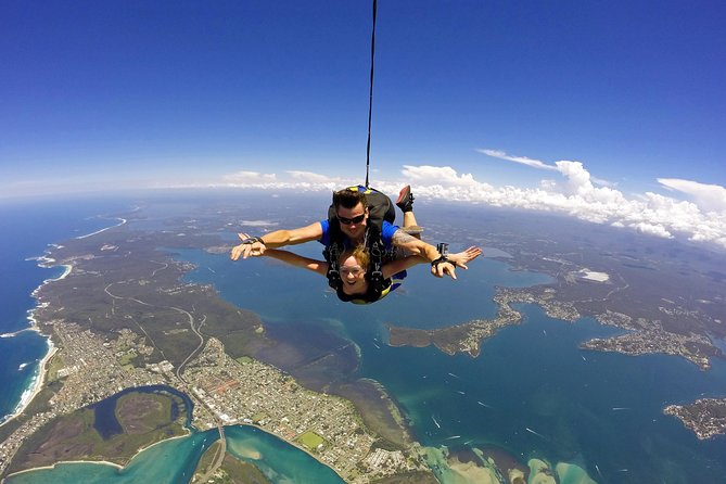 From Sydney: Tandem Skydive Experience over Newcastle Beach - The aircraft ride and the final moment before the jump