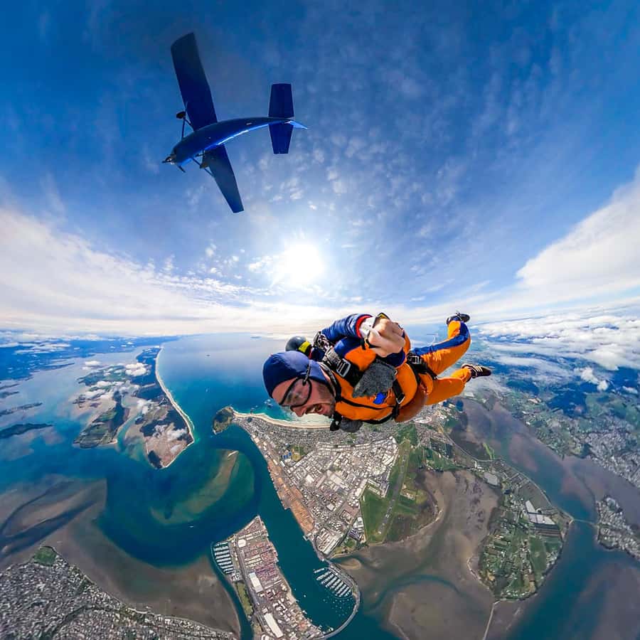 From Tauranga: Skydive over Mount Maunganui - Why this Mount Maunganui jump is special