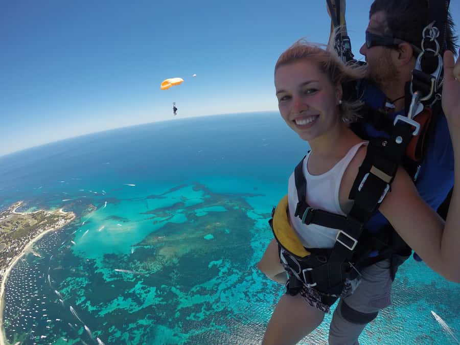 Hillary's Harbour: Rottnest Island Skydive and Ferry Package - A sky-high way to see Rottnest