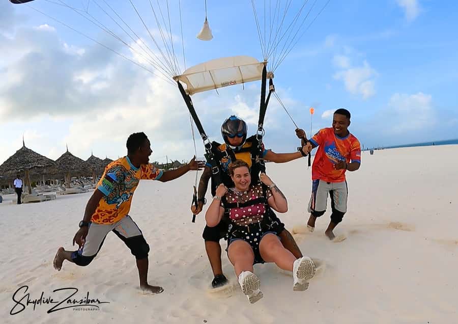 Kendwa: Tandem Skydive in Zanzibar - The view from 10,000 feet above Zanzibar