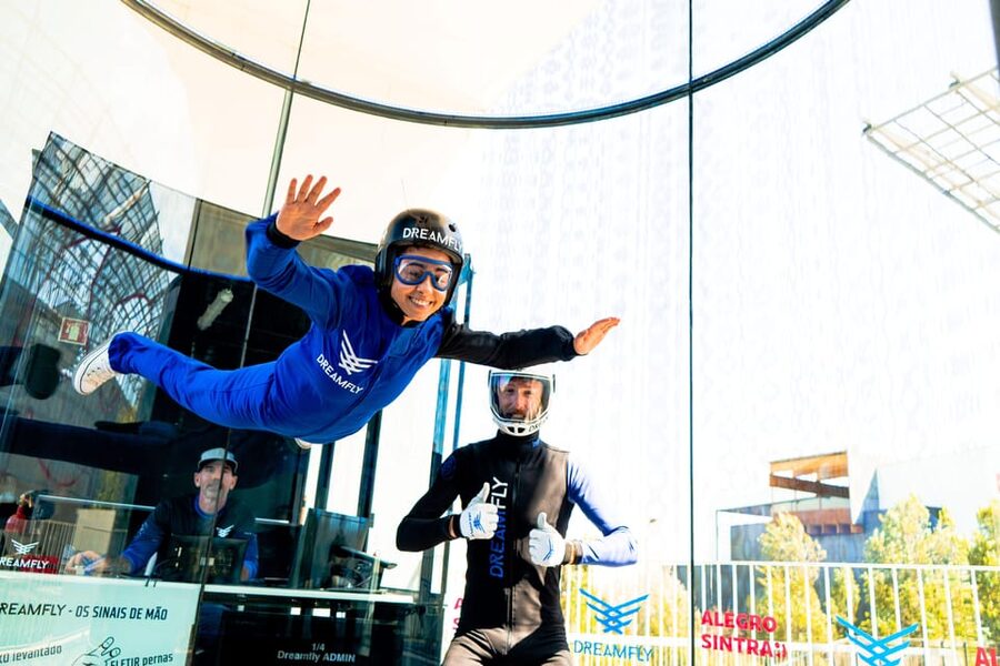 Lisbon/Sintra: Indoor Skydiving Experience - Training comes before the wind tunnel