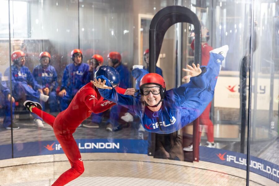 London: iFLY Indoor Skydiving at The O2 Entrance Ticket - The tunnel gives you free-fall without a plane