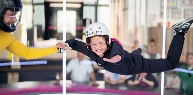 Luxembourg : Indoor Skydiving - Photos, diploma, and the Human Flight Museum