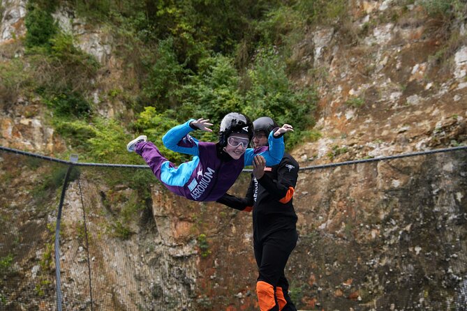 Outdoor Wind Tunnel Skydiving Experience in Kent - Weather, facilities, and small practical snags