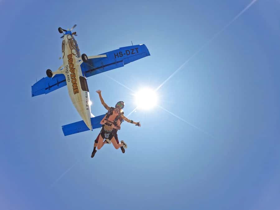 Pattaya: Dropzone Tandem Skydive Experience with Ocean Views - Suiting up and boarding the aircraft