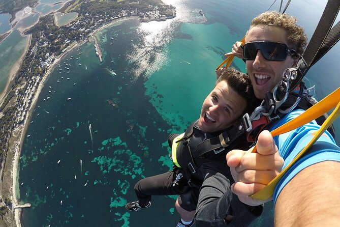 Rottnest Skydive + Hillarys Ferry package - Five minutes under the parachute