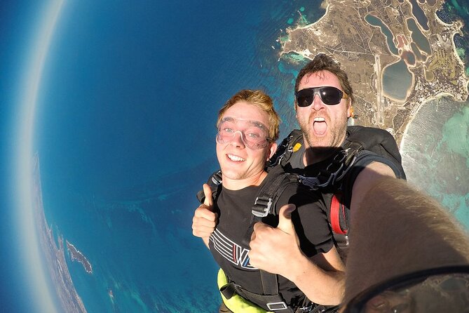 Rottnest Skydive + Perth Barrack St Ferry package - Five minutes beneath the parachute