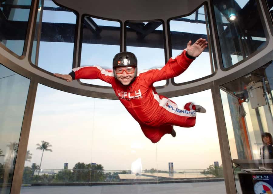 Singapore: I-Fly Indoor E-Ticket for 2 Skydives - The 56.5-foot vertical tunnel
