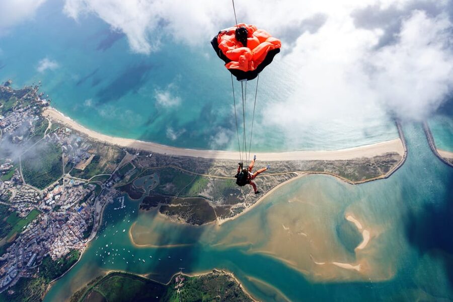 Skydive Algarve: Tandem Skydiving 10.000ft (up to 15.000ft) - Arriving at the airfield near Alvor