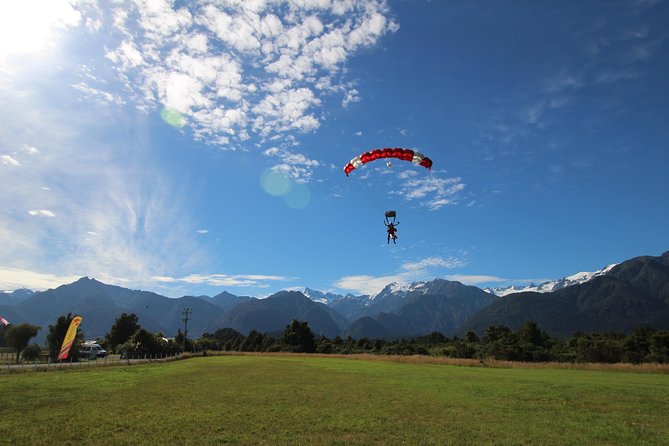 Tandem Skydive 13,000ft from Franz Josef - Weather, timing, and the risk of a wasted day