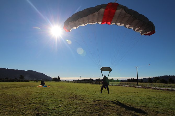 Tandem Skydive 18,000ft from Franz Josef - Weather can decide your day