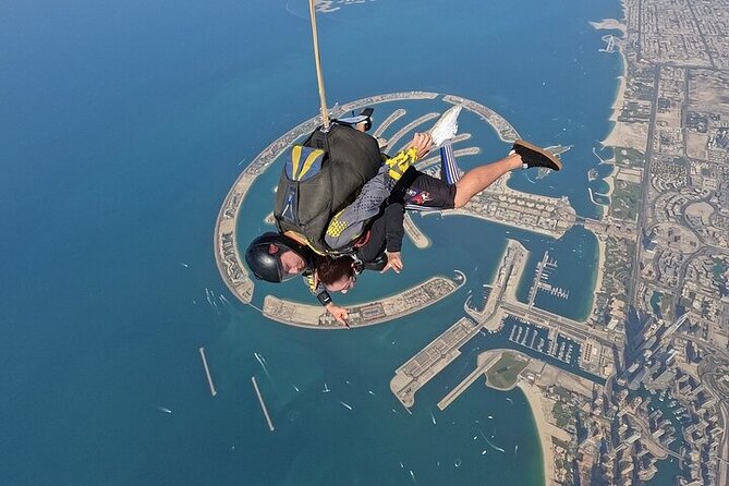 Tandem Skydive experience in Dubai - What happens after landing