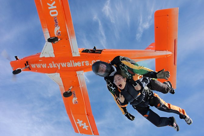 Tandem Skydiving Adventure in Prague - From Old Town Square to the Czech countryside