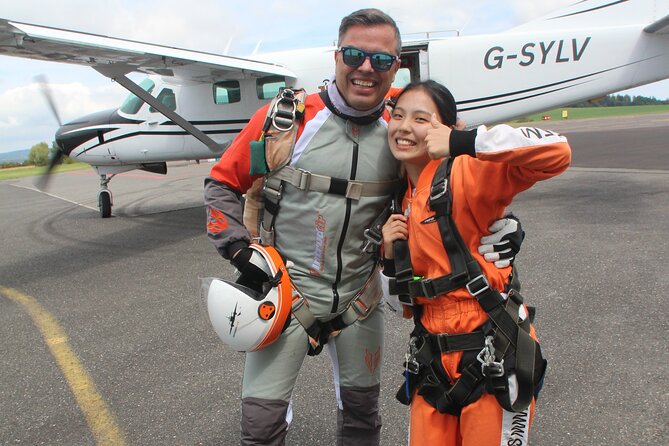 Tandem Skydiving in Prague - Tandem Jump with transfers! - The photo and video choice needs care