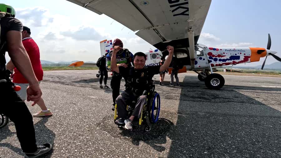 Thailand: Tandem Skydive Over Bangkok & Pattaya - The moment Pattaya drops away below you